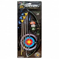 Game set Bow and arrows M 1396 with suction cups, target