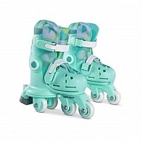 Twista Yvolution YR25G4 Kids Sliding Casters Size 24-28, Green