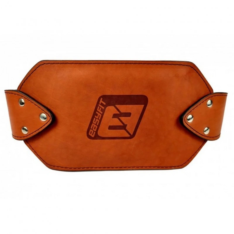 Пояс для обтяжень EasyFit EF-DBC-200-BR шкіра, до 200 кг, коричневий