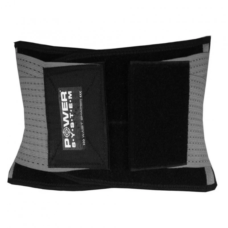 Пояс-корсет для підтримки спини "Waist Shaper" Power System 6031GR-3 Grey, S/M