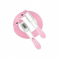 Скакалка для швидкості з EasyFit Counter EF-1916-WP Біло-рожевий