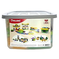 Children's block construction set 013999/01 in a plastic box, 335 parts