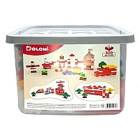 Children's block construction set 013999/04 in a plastic box, 303 parts