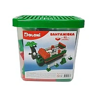 Building set "Truck" 013888/10 in a plastic box, 95 parts