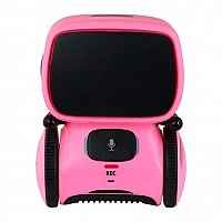 Children's toy "Interactive robot" AT001-04-UKR pink, with voice control