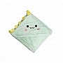 Baby towel with hood MGZ-0640(Green) size 80x80 cm