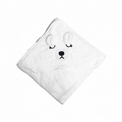 Дитячий рушник з капюшоном MGZ-0640(White) розмір 80х80 см
