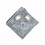 Детское полотенце с капюшоном MGZ-0640(Gray) размер 80х80 см