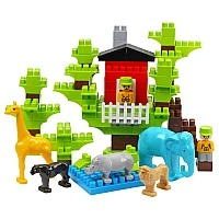 Children's construction set "Tree House" 1089TXK 130 pieces