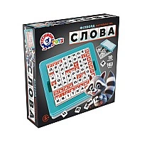 Дитяча розвиваюча гра філворд "Слова" 2963TXK 162 фішки, 10 шаблонів