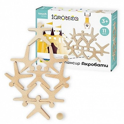 Дитяча освітня гра-балансувальник «Акробати» 900491, 11 елементів