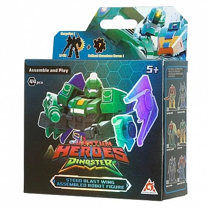 Конструктор дитячих роботів «Stego Blast Wing» Dinoster EU580881A-2, 45 частин