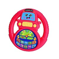 Interactive steering wheel toy "Traveler: Autoworld" M 6304, 18 cm, Ukrainian