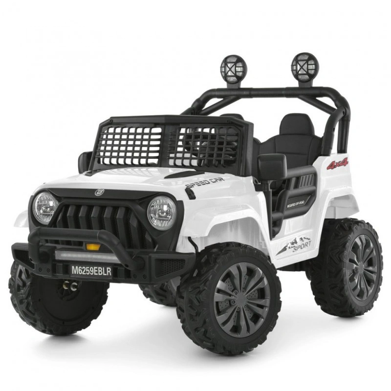 Дитячий електромобіль Jeep M 6259EBLR-1(24V) вагою до 50 кг