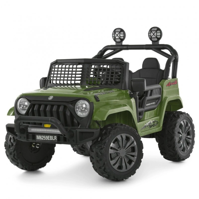 Дитячий електромобіль Jeep M 6259EBLR-10 (24V) вагою до 50 кг