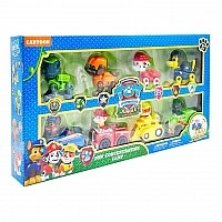Paw Patrol Kids Hero Figure Set XZ-868 With 8 in 1 Cars