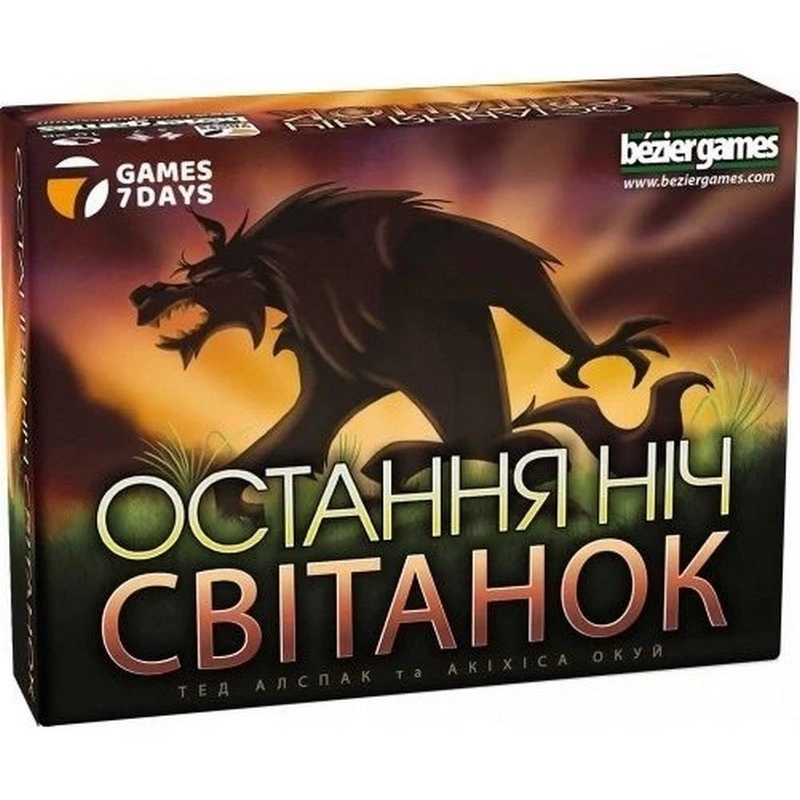 Настільна гра «Last Night: Dawn» WDB01UA 11 карток ролей