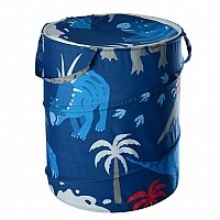 M 5766 Zipper Toy Basket Dinosaurs