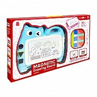 Магнитная доска для рисования "Котик" 2 в 1 QY228(Turquoise) тетрис, пазлы