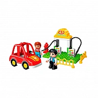 Children's constructor "Gas station" Bambi 5101 19 parts