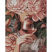 Diamond mosaic "Portrait of Elegance" ©art_selena_ua AMO20114, 40x50 cm