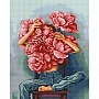 Diamond mosaic "Peonies in Embrace" ©Mykhailyshyna Daria DBS1073 Brushme 40x50 cm