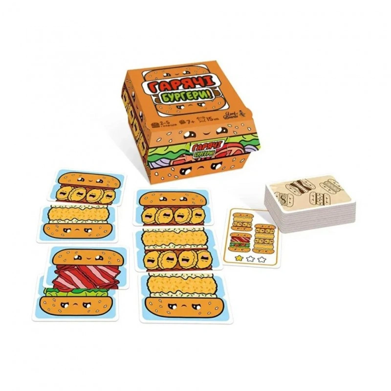 Настільна карткова гра Hot Burgers LOB2319UA (MIXBUR01UA) Настільна карткова гра Hot Burgers LOB2319UA (MIXBUR01UA)