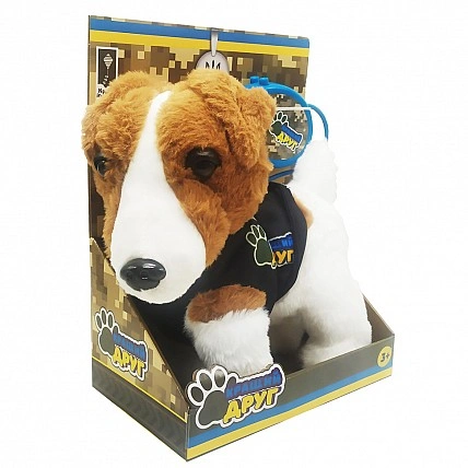 Soft interactive toy "Best Friend" PL82302 on a leash, barks, walks