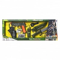 CH633A Military Weapons Playset: Goggles, Pistol, Sound and Light Effects