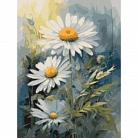 Painting by numbers "White Daisies" 13101-AC 40x50 cm
