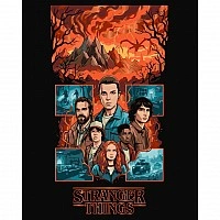 Painting by the numbers "Stranger Things: Before the Storm" 16143-AC 40x50 cm