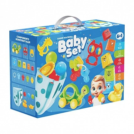 Подарунковий набір для малюка 6 у 1 3274TXK Pyramid Bath Organizer