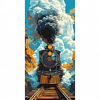 Картина за номерами "Паровозик" 12516-AC 40х80 см