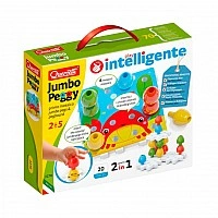 Developing mosaic set 2 in 1 Quercetti 2270-Q 16 chips, 4 cards