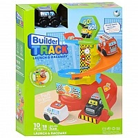 Children's Play Garage-Auto Track 099-1(Black) Car 7.5 cm, 10 Pieces