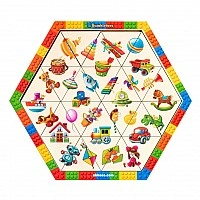 Wooden Puzzle Insert "Toys" PSF023