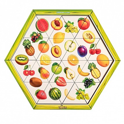 Дерев'яна головоломка «Фрукти» PSD170