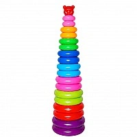 Children's pyramid sorter Medvezhenok No5 07015