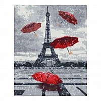 Diamond mosaic "Rainy Paris" Brushme DBS1022 40x50 cm