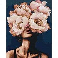 Painting by numbers "The Mystery of Peonies" KHO8417 40x50cm