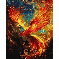 Painting by numbers "Firebird" KHO5152, 40x50 cm