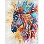 Diamond mosaic "Bright Horse" AMO8236, 30x40 cm