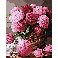 Painting by numbers "Secrets of the Petals" KHO3303, 40x50 cm
