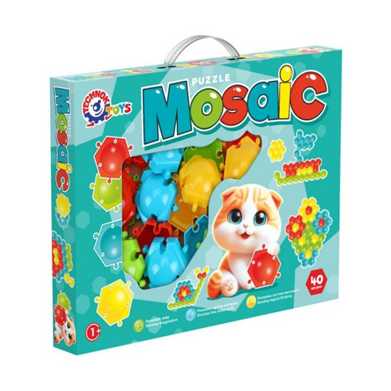 Дитяча навчальна гра «Mosaic Puzzles» 1928TXK, 40 деталей