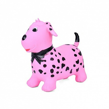 Дитяча іграшка-стрибун "Цуценятко" MS 4160 (Pink) гума, до 20 кг