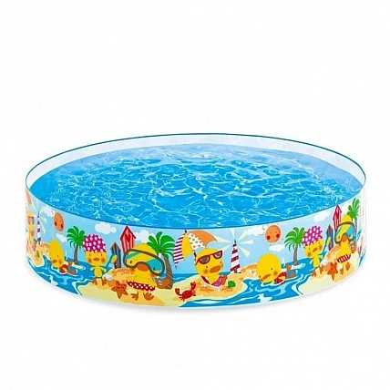 Frame children's pool Duck Reef 58477NP 122x25 cm, 218 l