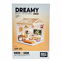Constructor-roombox Living room Mini House 8006-MH of the "Interior" series, with light