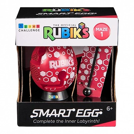 Освітня головоломка Розумне яйце Паличка Рубіка 6071681(червона), підставка