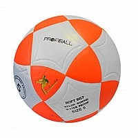 Soccer ball MS 1771 (Orange-White) size 5, PVC, laminated, 390-410 g