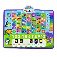 Children's educational poster "First Knowledge" KH07/001 Ukrainian language 45 x 60cm